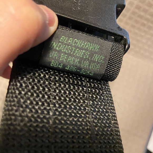 Blackhawk Reinforced Duty belt. Stiff & Sturdy. Designed to hold a lot of gear. - Picture 3 of 11
